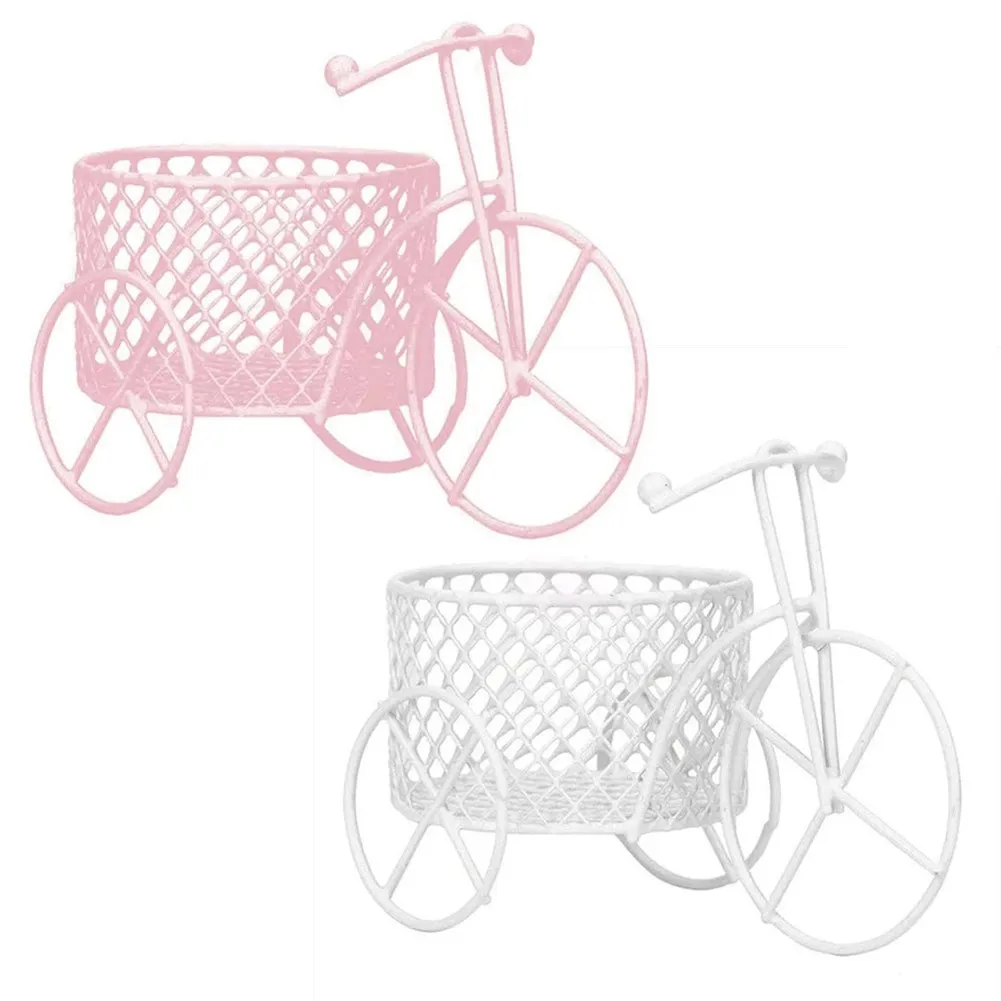 Candy Rack Sponge Storage Iron Tricycle Art Decoration Wedding Sugar Jewelry Container Storage Holder Wedding Gift Decoration