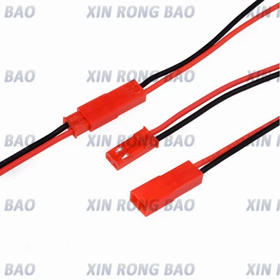 10Pairs 100mm 200mm 2 Pin JST Plug Connector Male+Female Plug Connector Cable Wire for RC Toys Battery LED Lamp