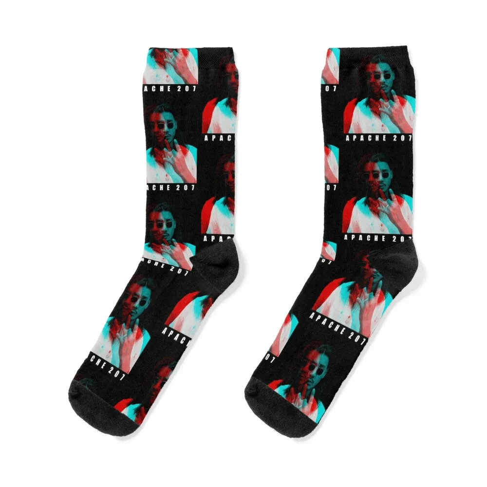 

2 0 7 Socks Hiking boots funny gift with print Socks Ladies Men's