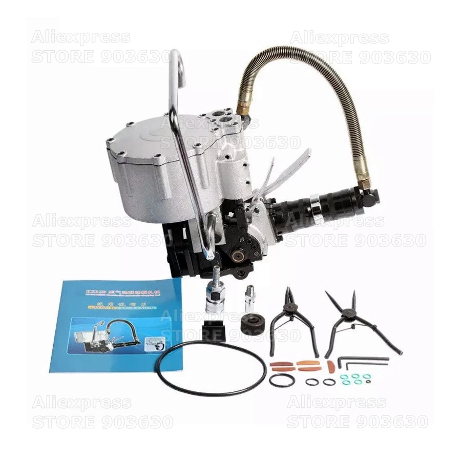 Combination Pneumatic Steel Strapping Tool Metal Strappping Banding Machine Hand Iron Packaging Machine For 1.25inch Steel Belt
