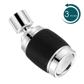 สามโหมดก๊อกน้ําห้องครัว Aerator 360 องศาหมุนปรับ Sprayer FILTER Diffuser หัวฉีดประหยัดน้ําก๊อกน้ําอาบน้ํา CONNECTOR 1