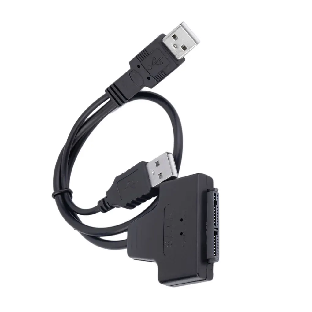 

SATA 22Pin к USB2.0 компьютерный кабель-адаптер, высокоскоростной 480 Мб/с SSD, мощный разъем для ПК, аксессуары для драйверов