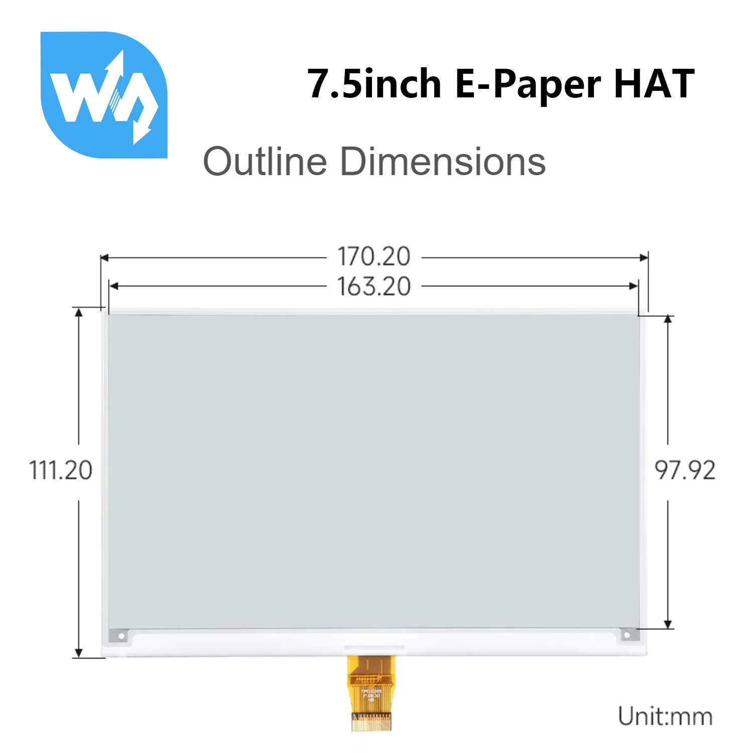   7.5 ġ   HAT 800  480  ũ HAT ÷ SPI ̽, Ƶ̳ STM32  , 
