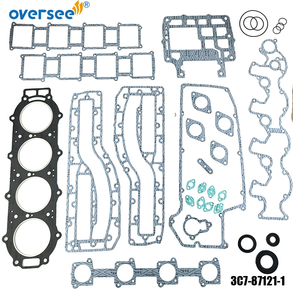 

3C7-87121-0 Power Head Gasket Set for Tohatsu Nissan 4 cyl 115HP 120HP 140HP Outboard 3C7871210