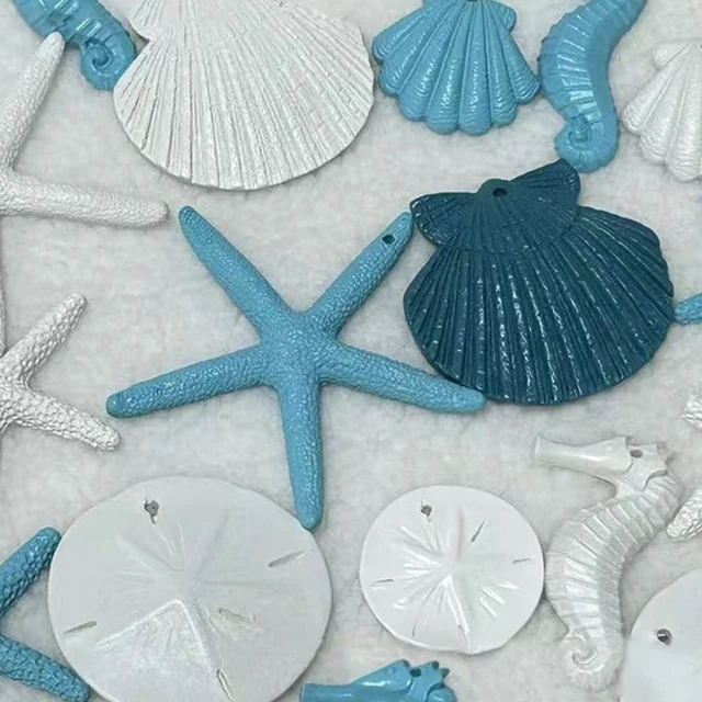 20 Stelle Marine In Resina Per Decorazione - 6cm Ciascuna Per Tema Spiaggia E Mare - Foto 11