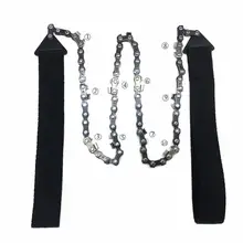 

Outdoor Pocket Chain Saw Foldable ChainSaw Garden Tree Cutting Tool Camping Hiking Emergency Survival Steel Rope Chain Saw