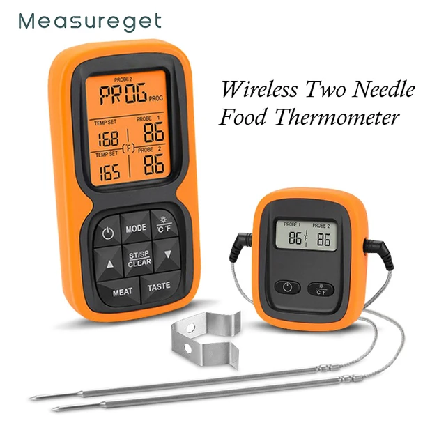 ThermoPro TP902 Bluetooth-connected Phone APP Wireless 135M Dual Probes  Backlight Digital Meat Thermometer For Kitchen Cooking - AliExpress