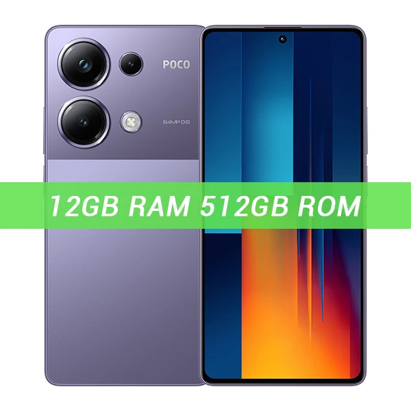 POCO M6 Pro 8GB RAM 256GB ROM ブルー