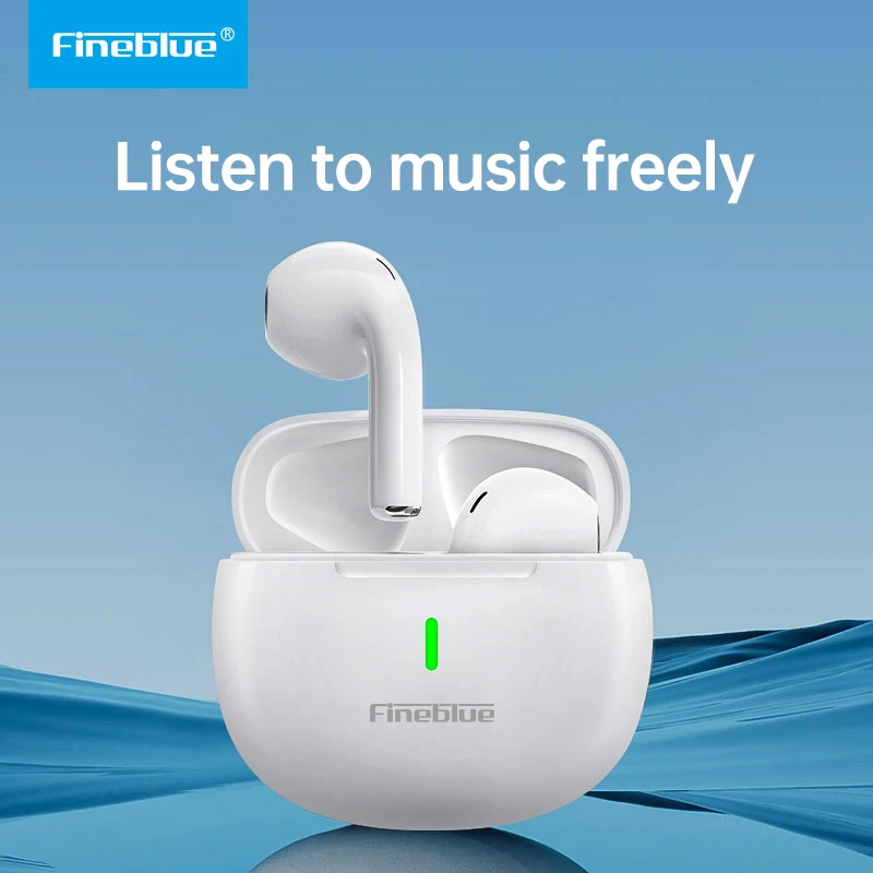 Fineblue M5 Tws Auricolari Bluetooth True Wireless 5.3 Half In Ear Dual Ear Stereo Heavy Bass Universal Mini Compact