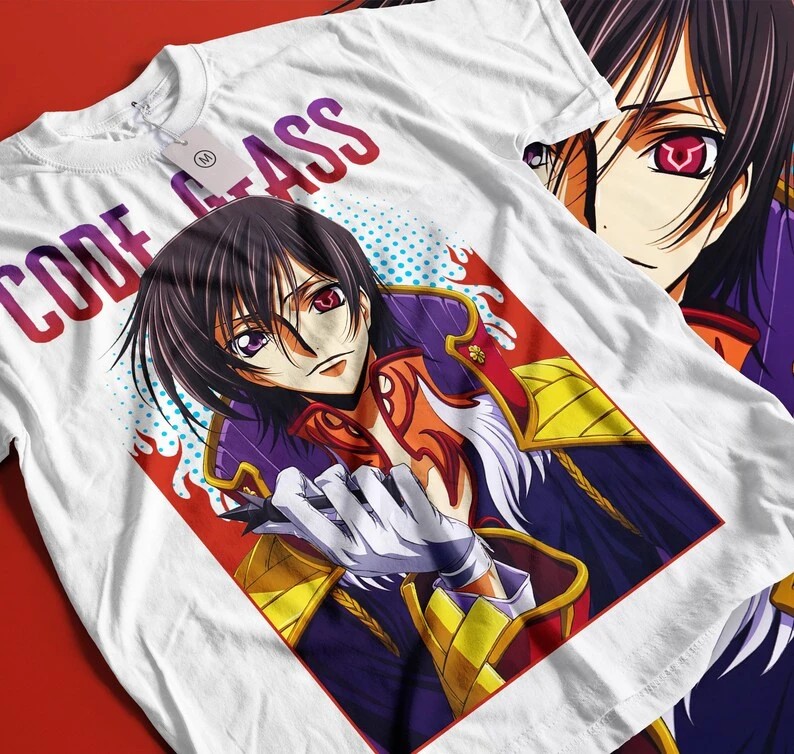 Code Geass Oversized Unisex Cotton Streetwear T-Shirt