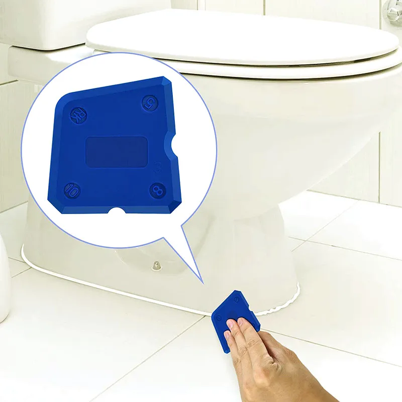 4개/세트 유리 시멘트 스크레이퍼 실란트 그라우트 제거 도구 가정용 마감 코킹 도구 가정 청소용 핸드 스패출라 도구