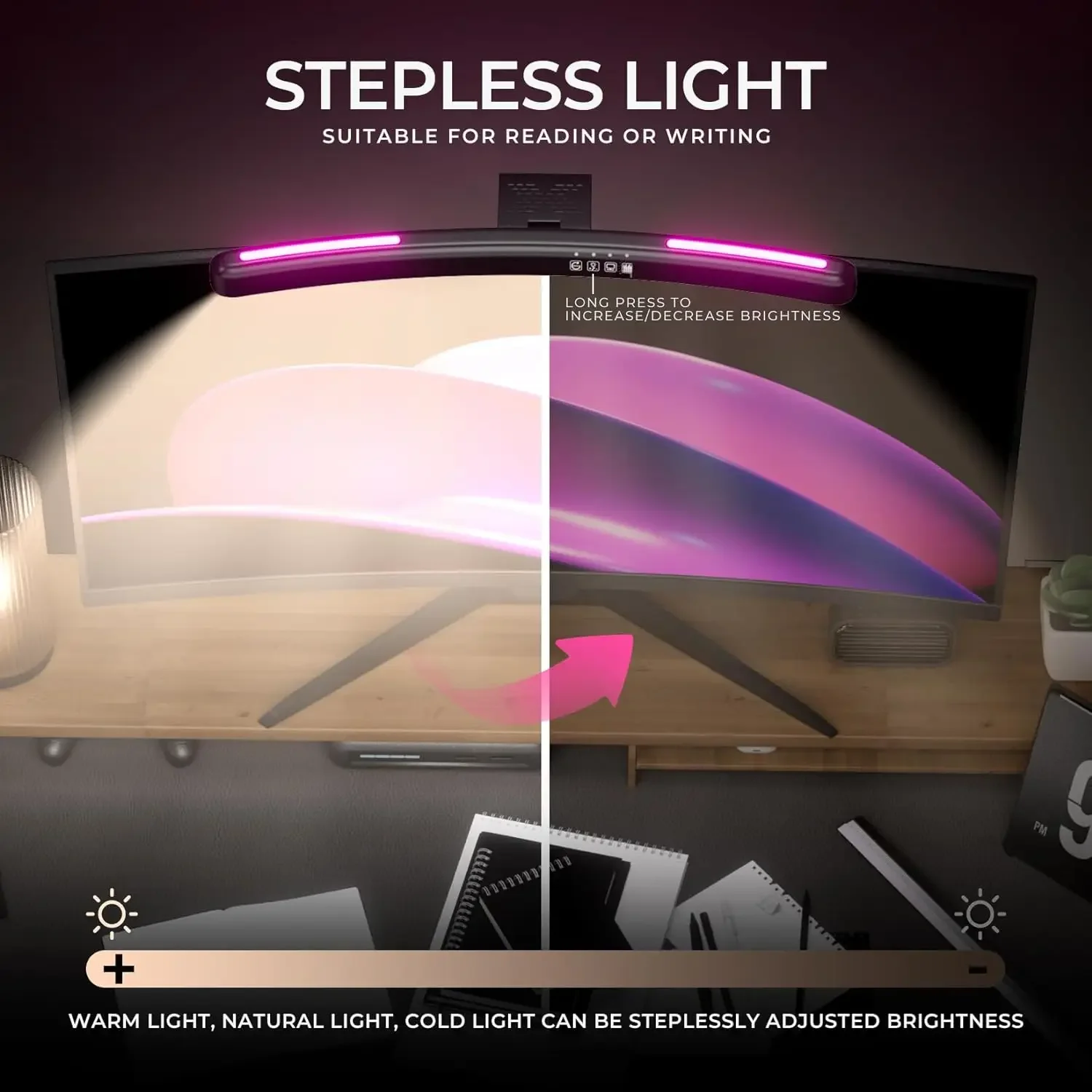اضاءة شاشة منحنية | MONITOR CURVED LED