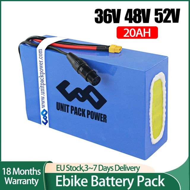 Batterie Lithium 18650 36V 20ah pour vélo et trottinette