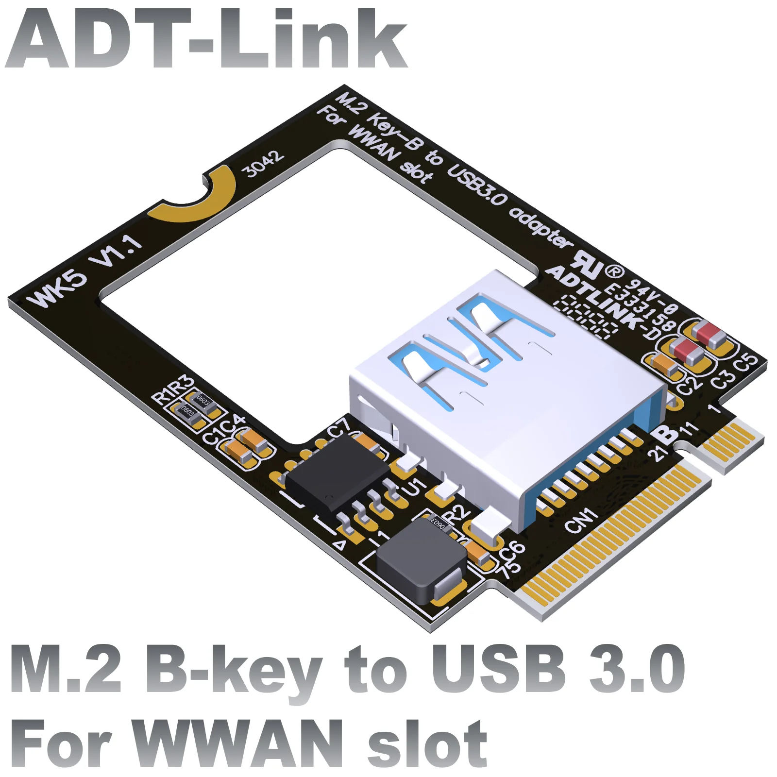Laptop m 2 b key to wireless bluetooth wifi network card usb 3 0 ssd