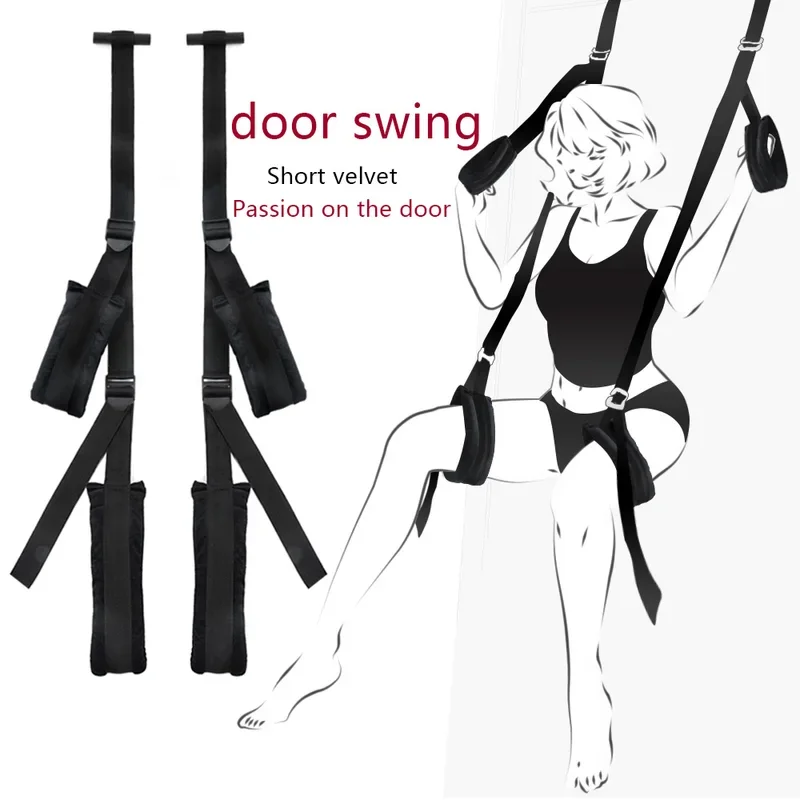 Door Hanging Suspended Swing Belt Soft BDSM Bondage Restraints Adult Sexy Games Erotic Products Sex Toys For Couples