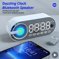 Alarm Clock Caixa De Som Bluetooth Speaker Portable