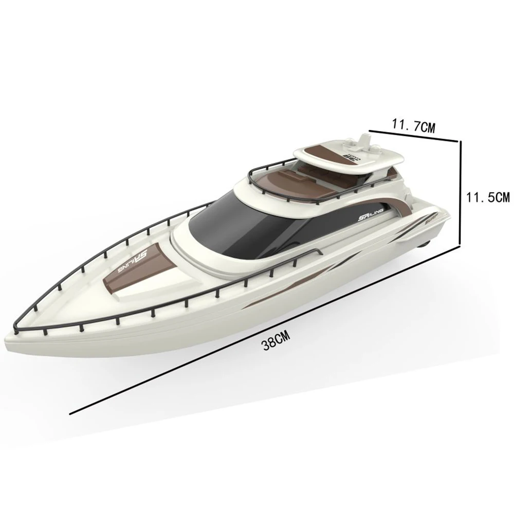 TKKJ RC Boat High Speed Double Electric Machine propeller 2.4GHz Remote Control Boat 1:28 Speedboat Model Toys for Children Kids 3