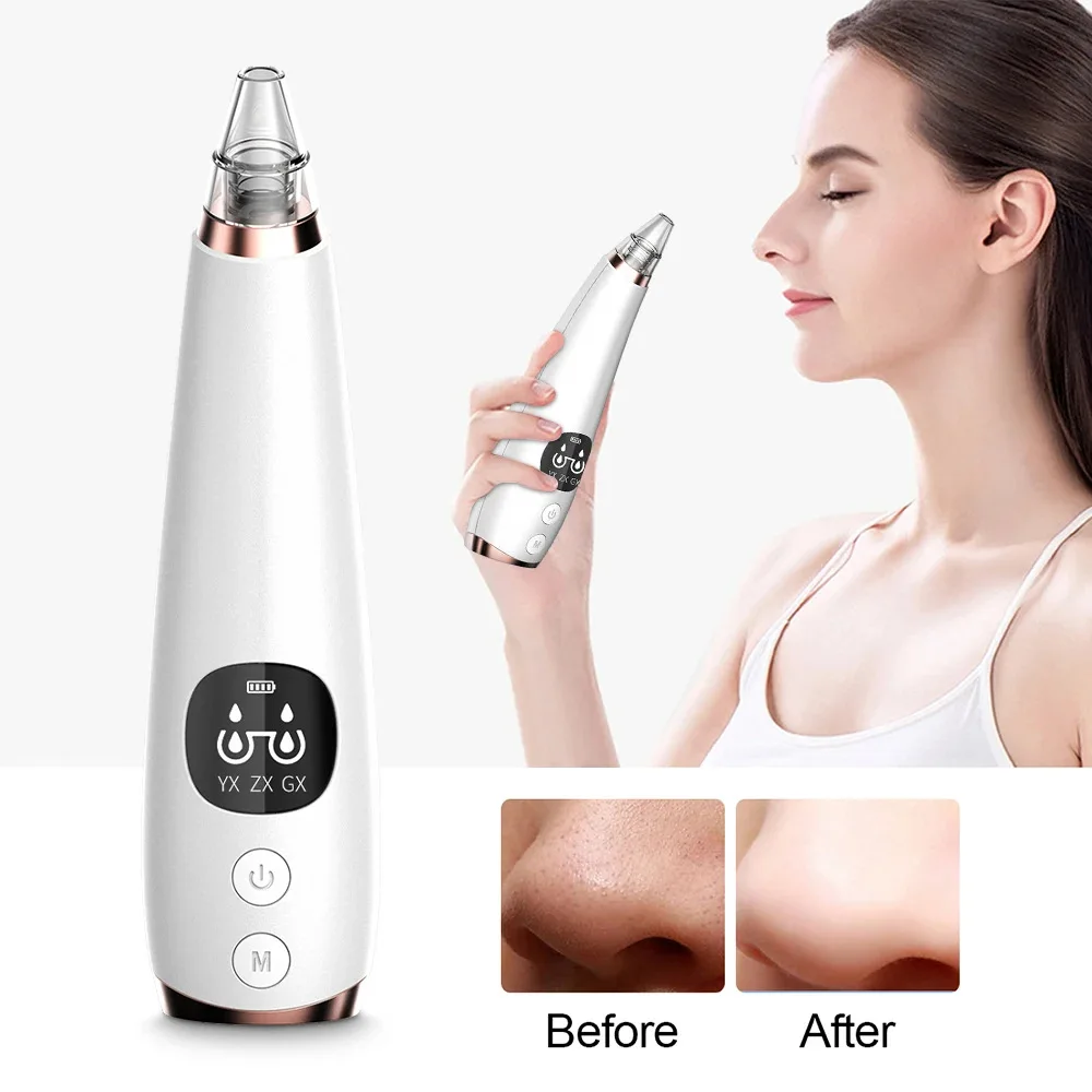 Electric Blackhead Remover Vacuum Acne Cleaner Black Spots Removal Facial Deep Cleansing Pore Cleaner Machine Skin Care Tools