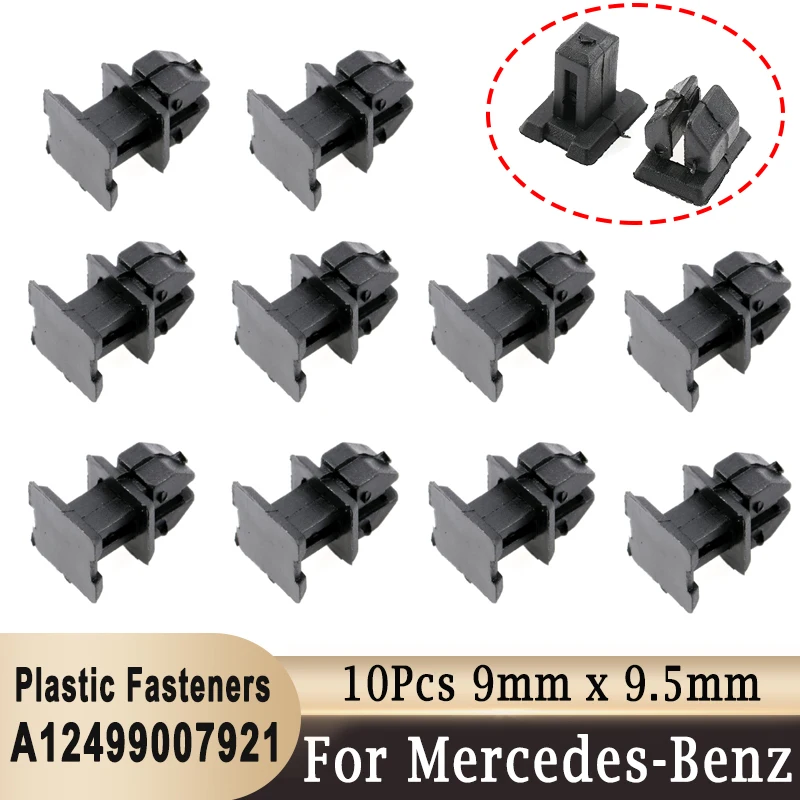 10Pcs Car Fastener Boot Trim Clips Strip Cover Per Mercedes Benz Slk Clk Sl S W220 W140 Cls Class Car Rivetti In Plastica Automobile