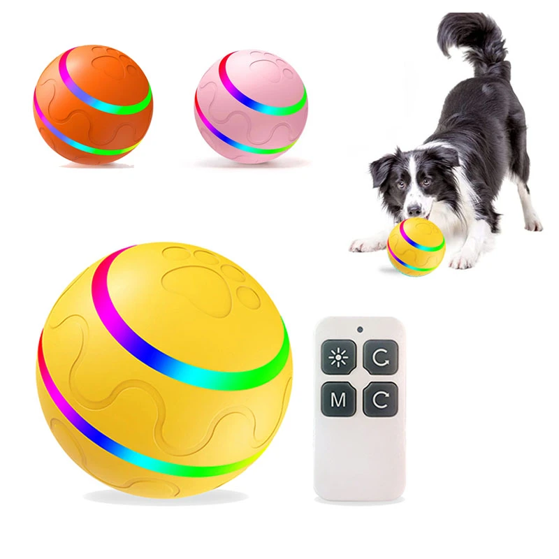 Smart Dog Toys Automatic Rolling Ball Electric Dog Toys Interactive For