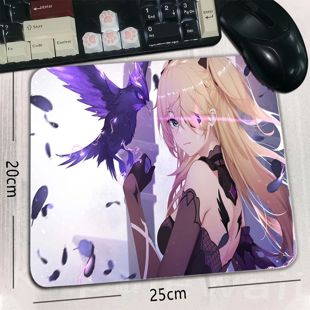 

Genshin impact Mouse Pad Anti-slip Pc Accessories Gaming Laptops Mousepad Rubber Gamer Deskmat Desk Protector Soft Keyboard Mat