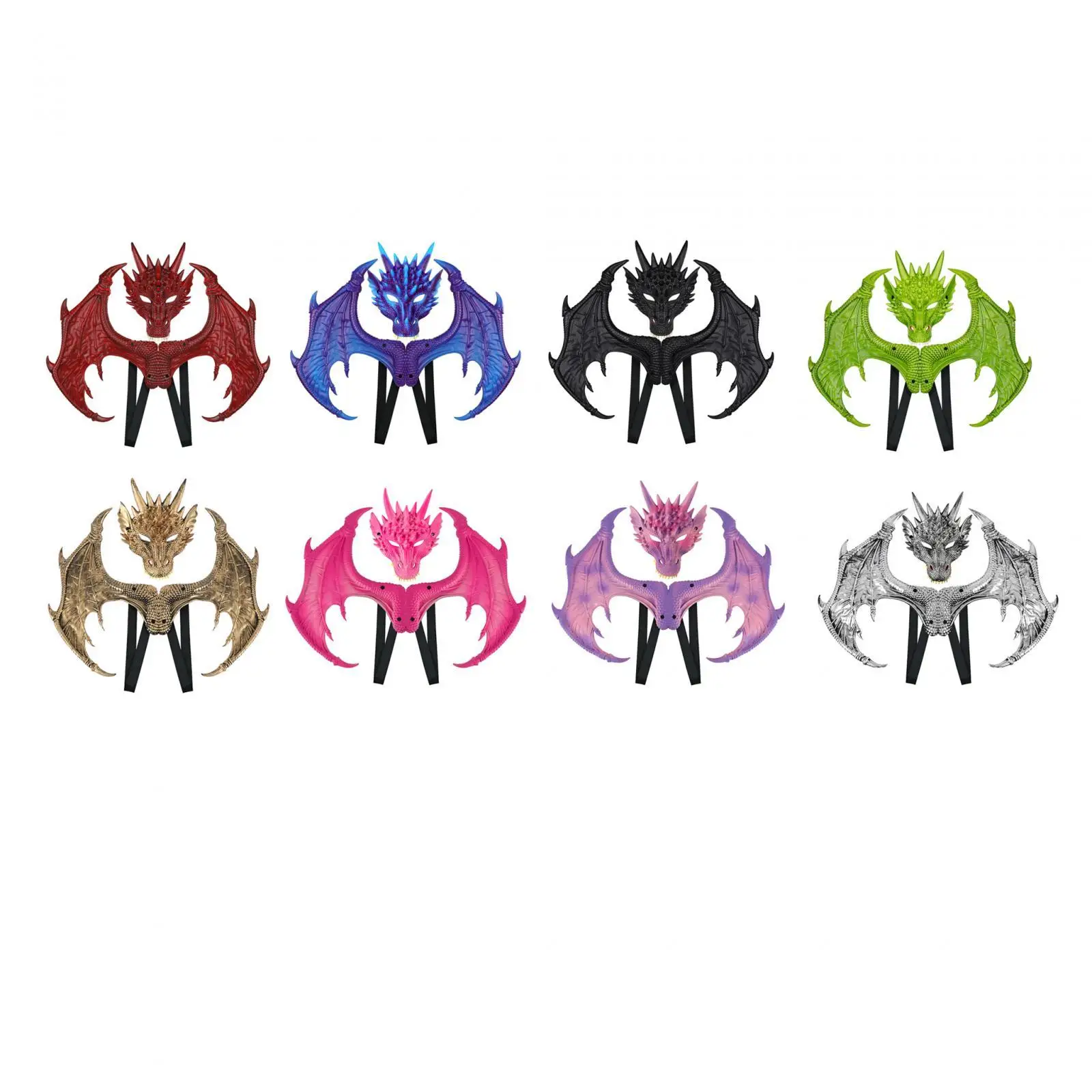 

Dragon Mask Wing Role Play Dress up Pretend Play Dragon Costume for Kids