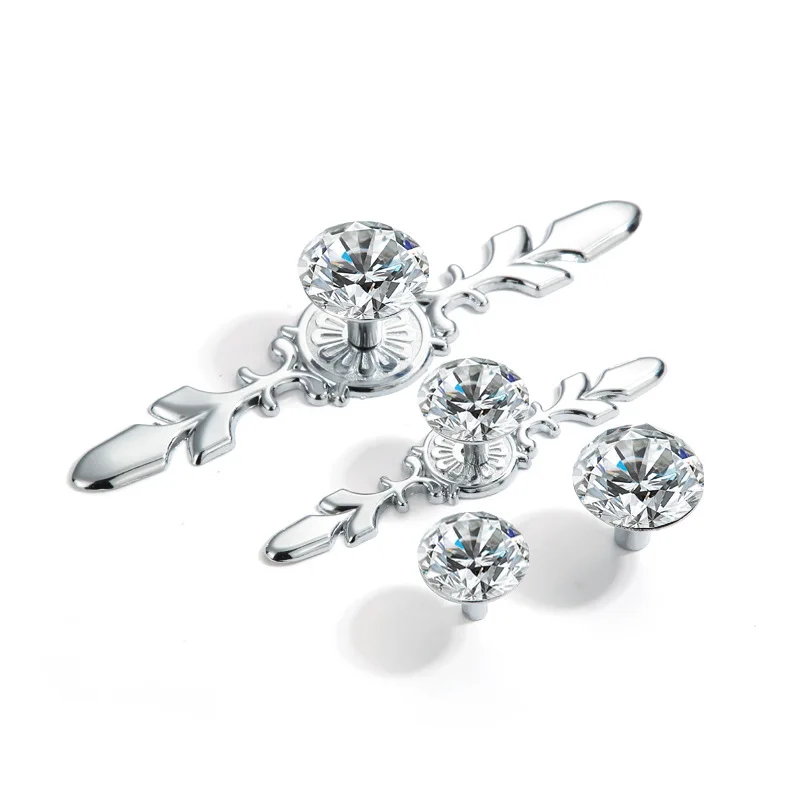 

Роскошные хрустальные ручки для обуви, ручки для шкафа, комода, ручки для ящиков, ручки для шкафа, мебельная фурнитура