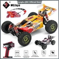 WLtoys 144010 144016 75KM/H 2.4G RC Car Brushless 4WD Electric High Speed Off-Road Remote Control Drift Toys for Children Racing 1