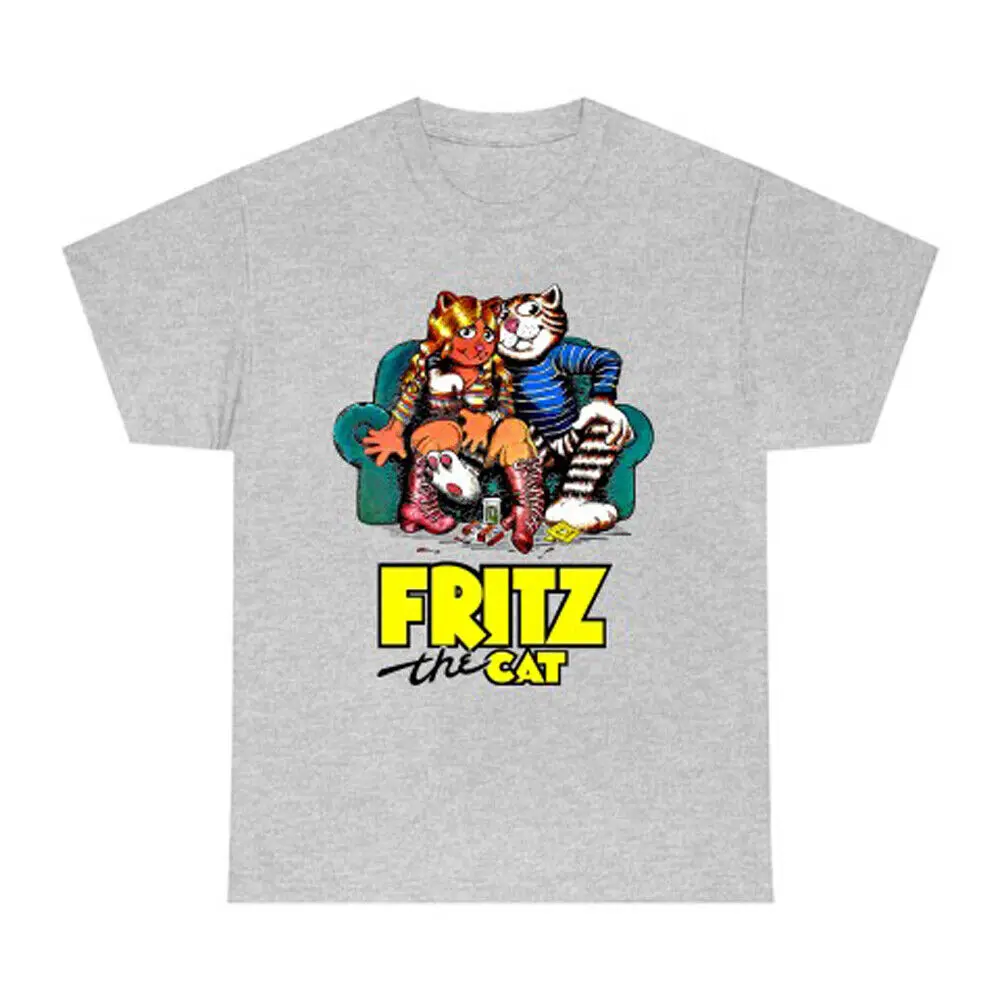 

Мужская серая футболка Fritz The Cat, размер S-5XL