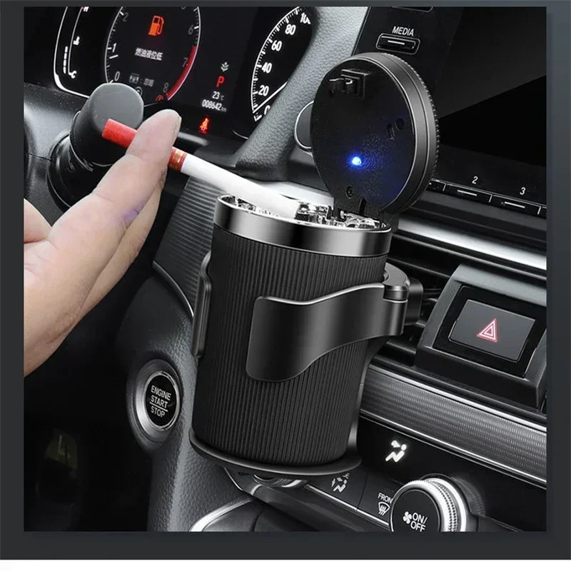 자동차 컵 홀더 확장기(합금 소재+휴대폰 슬롯 2개)는 컵 홀더 문제를 해결합니다. 프리미엄 업그레이드
