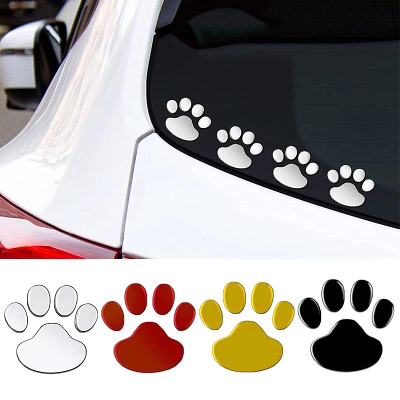 

1/4 шт., автомобильные наклейки «лапа»