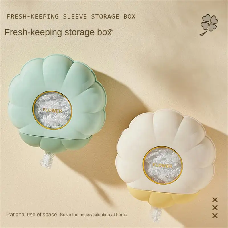

Plastic Packaging For Foo Food Kitchen Wall-mounted Disposable Food Cover Plastic Packaging Storage Box Wall-mounted Household