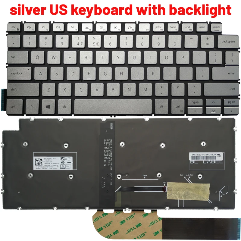 silver US backlit