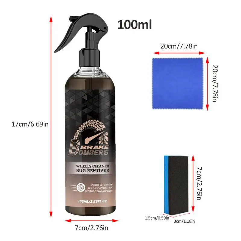 Brake Cleaner Spray Powerful Automotive Coating Spray For Wheel Professional Coating Spray For Remove Dust Easy To Apply Cleaner