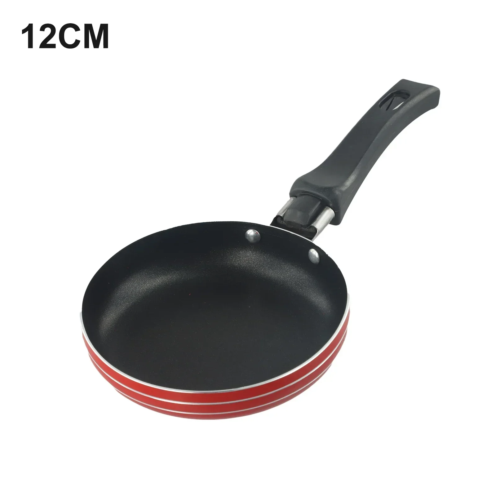 Mini Frying Pan Non-Stick Thickened Stainless Steel Frypan Pot Fried Eggs Saucepan 12cm/14cm/16cm Kitchen Cookware