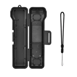 Durable Protective Hard Case with Strap - Pocket 4 Case Black