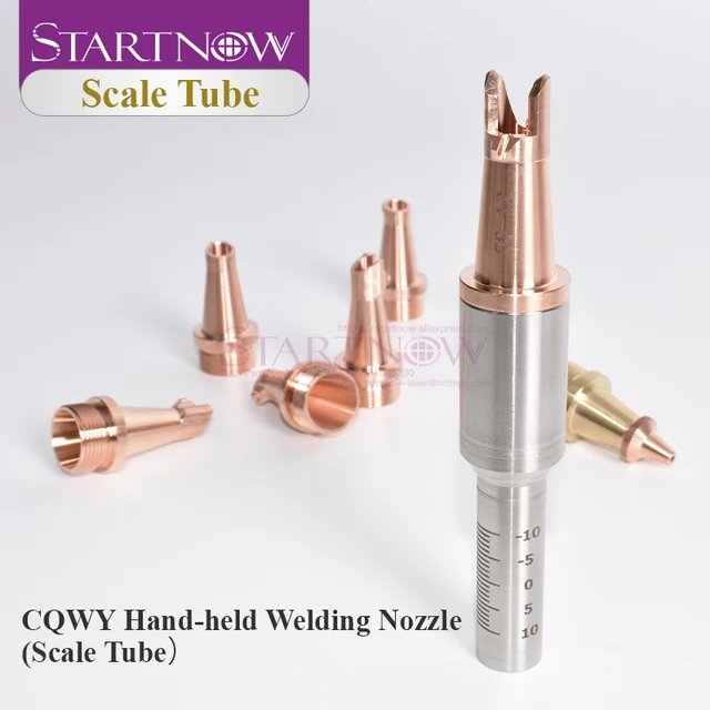 Startnow Hand-held Welding Nozzle Scale Tube For WSX CQWY HW QILIN Fiber Laser Mental Cutting Head Nozzle Connector Kits 6
