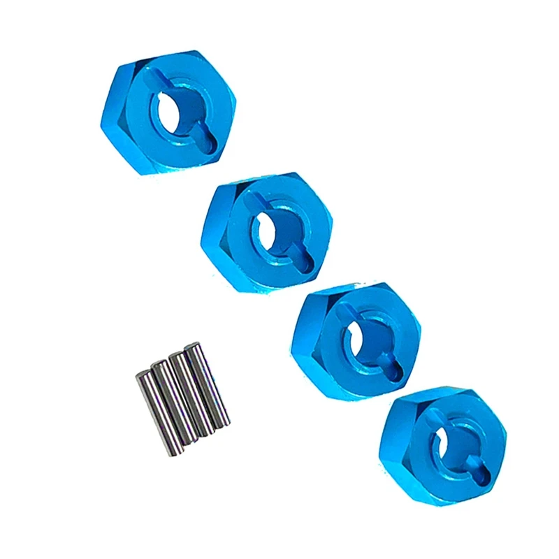 MJX 1/14 1/16 14210 14303 16207 16208 리모컨 자동차 액세서리, 12mm 육각 커넥터, 4 개