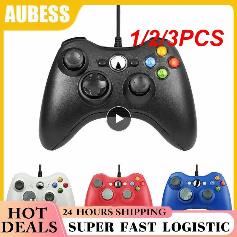Gamepad Cablato 1/2/3Pcs Per Controller 360/Sottile Per Windows 7/8/10 Supporto Per Controller Pc Microsoft Per Gioco A Vapore