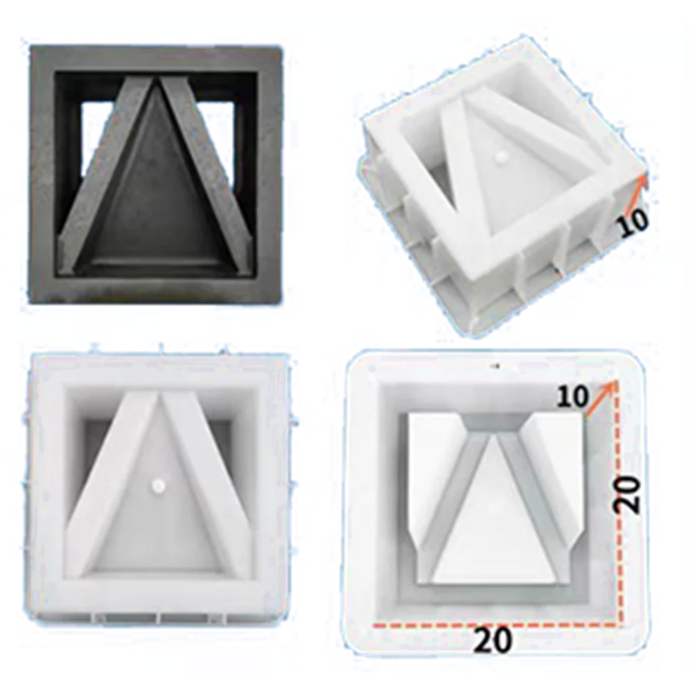 Building Fence Prefabricated Block Cement Mold Top Courtyard Partition Decoration Hollow 20 20 10cm Brick