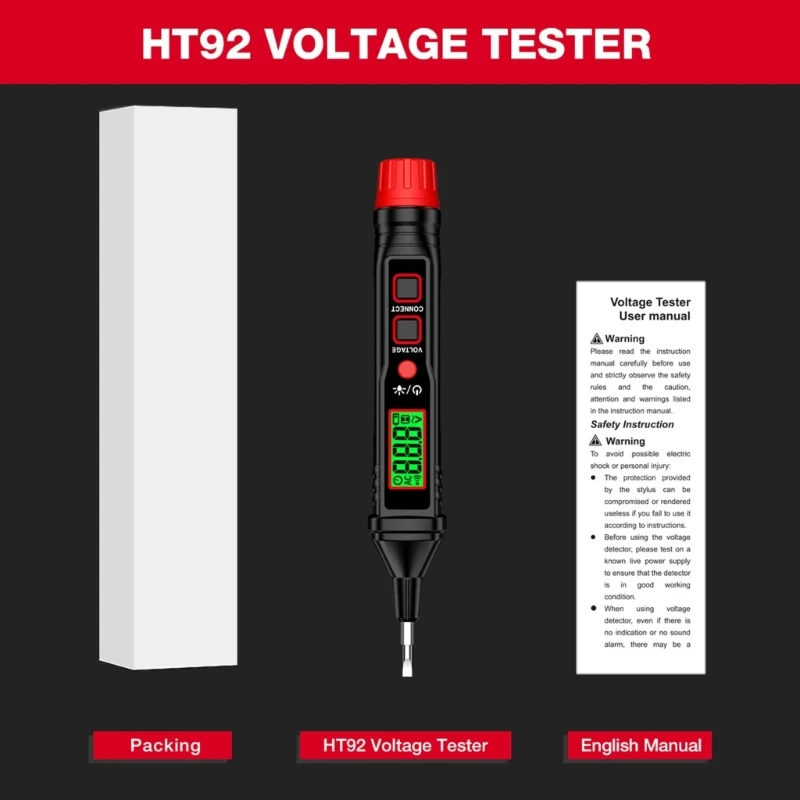 HT92 Electrical Testing Pen Versatile for Reliable Diagnosis of Circuit Problems Drop Shipping