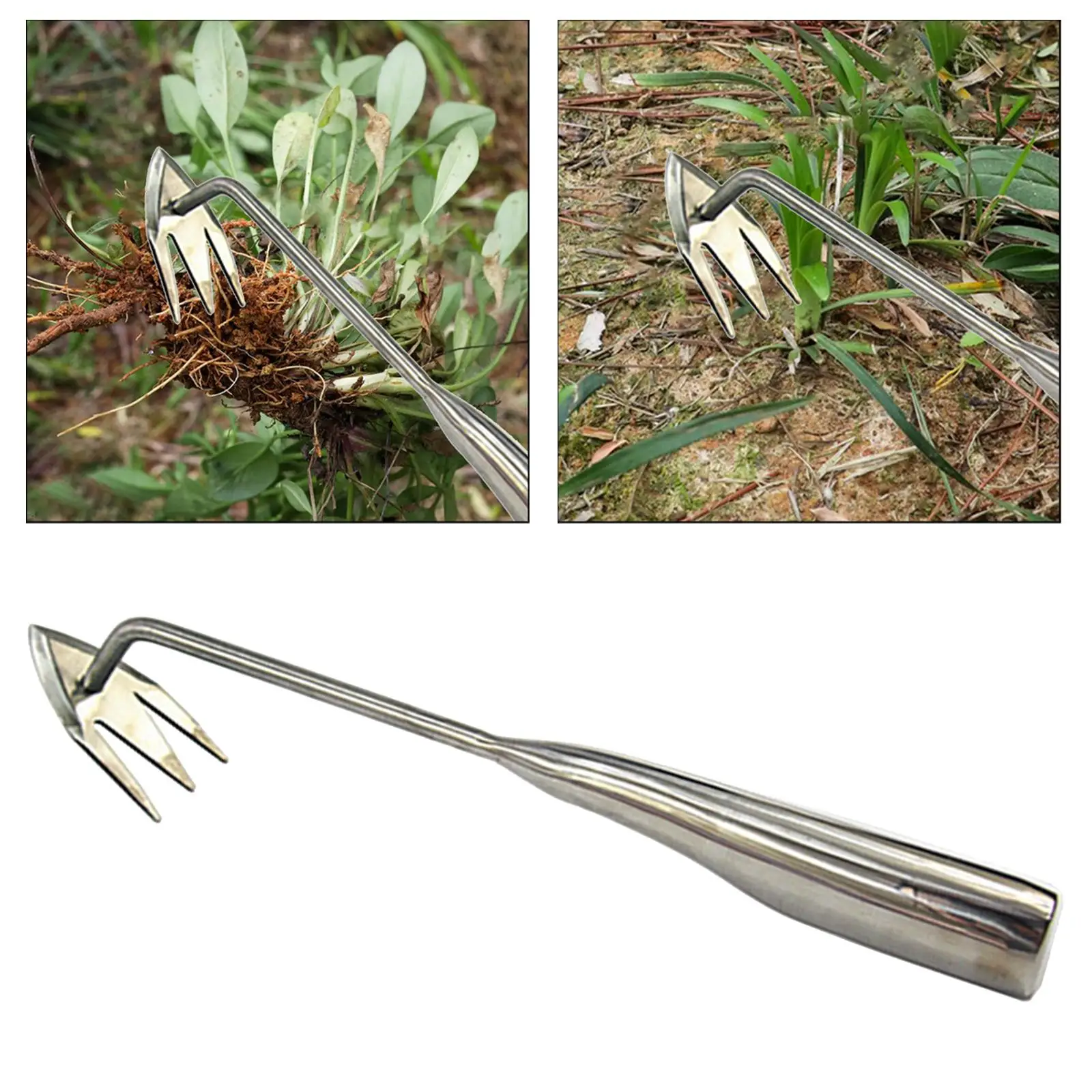 Strumento Per La Rimozione Delle Erbacce Allentamento Presa Rastrello Per Allentare Il Terreno Zappa Da Giardino Portatile Rastrello Per Livellamento 