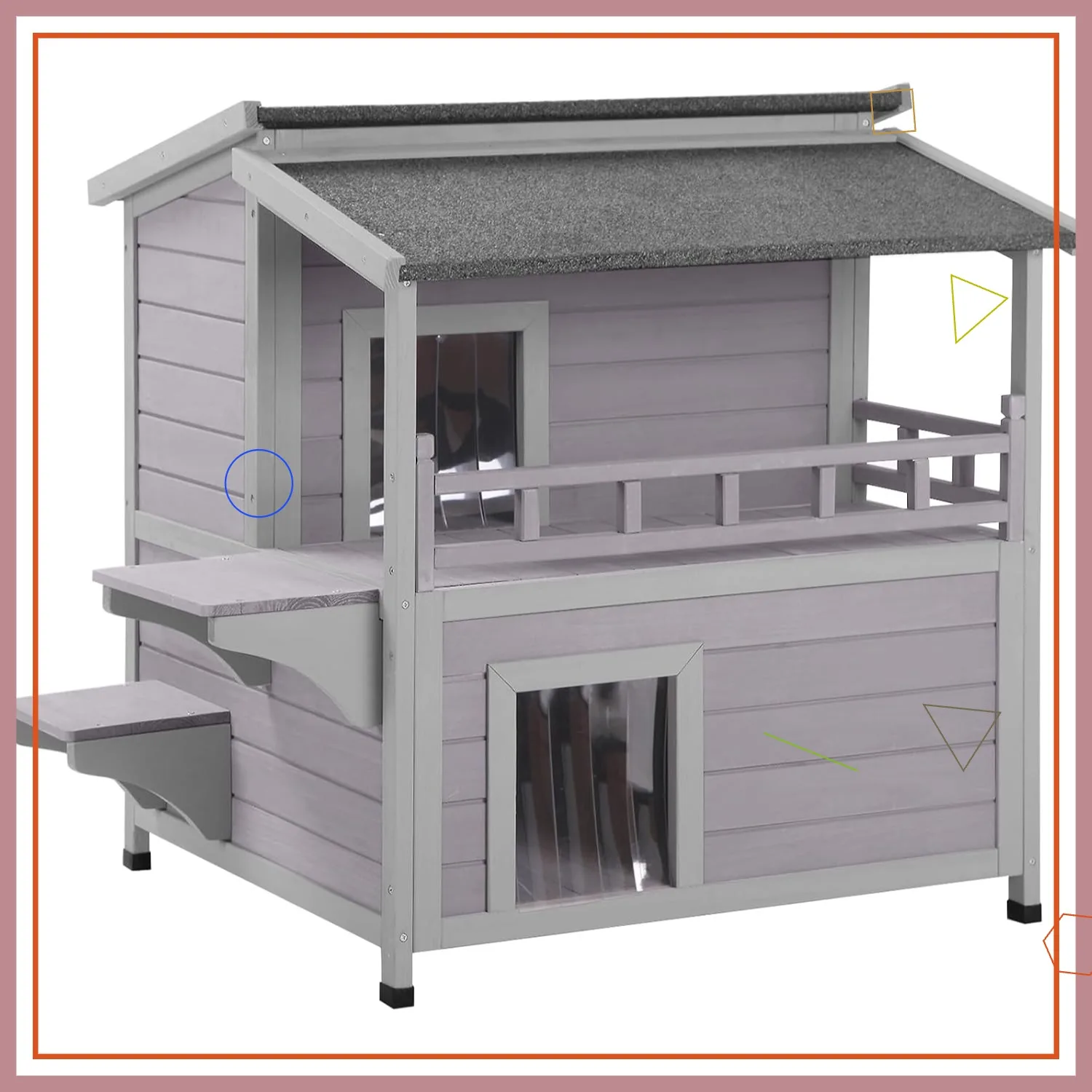 Outdoor cat house image 1