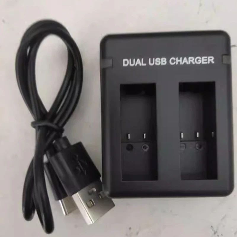 Lot de 2 chargeurs de batterie pour GoPro Hero 12/11/10/9/8/7/6/5/4
