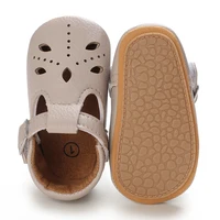 Khaki 0-18M Baby Casual Shoes Infant Toddler Bowknot Non-slip Rubber Soft-Sole Flat PU First Walker Newborn Bow Decor Mary Janes 3