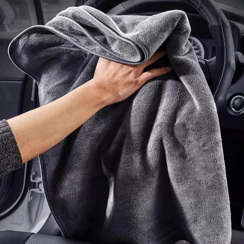 Microfiber Cleaning Towel Super Absorbent Thicken Soft Drying Cloth Car Body Washing