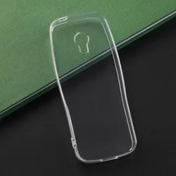 Nokia 3210 4G Premium Silicone Back Ring Holder Case for Nokia 3210 2024 (CLear TPU Case)