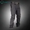 Men's Tactical Cargo Pants Outdoor Style Soft Shell Camouflage Pants Military Army Outdoor Multi Pocket Wear-resistant Trousers 1