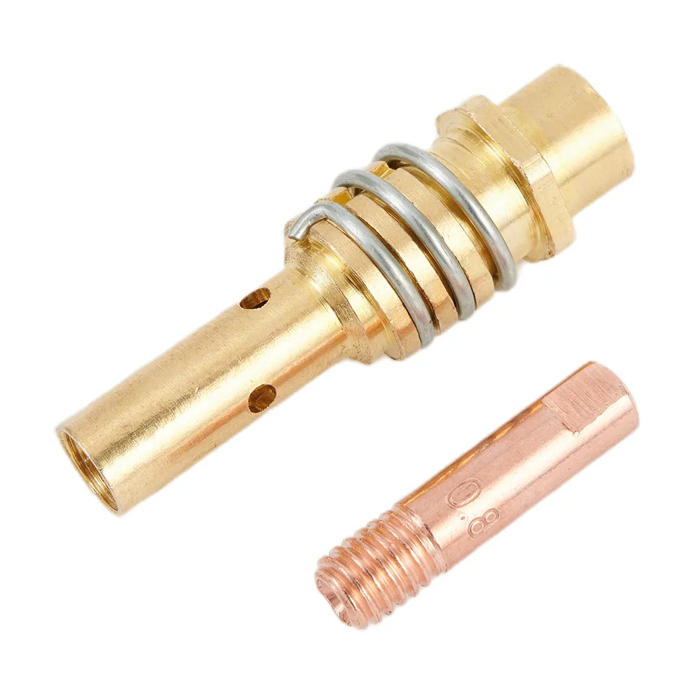 3Pcs Welder Nozzle Part Kit 15AK Conductive Tip Nozzles Contact Tips For MIG Welding Torch Welding 0.6/0.8/0.9/1.0/1.2mm