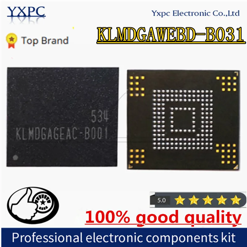 

KLMDGAWEBD-B031 KLMDGAWEBD B031 128GB BGA153 EMMC5.0 128G Flash Memory IC Chipset with balls